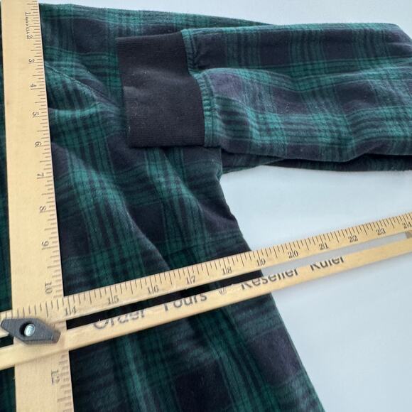 Vivette‎ Jacket Womens X Large Green Black Tartan Plaid Full Zip - Picture 7 of 7